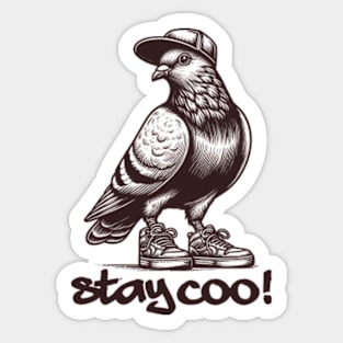 Pigeon Stay Coo Sticker